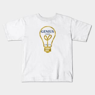 1971 Year - Born in 1971 - Genius Created - Birthday Celebration Kids T-Shirt